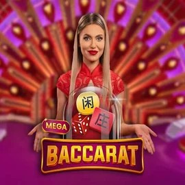 Mega Baccarat logo – Live Casino by Pragmatic Play at Incognito Casino